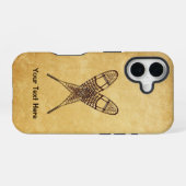 Coque iPhone 16 Raquettes à neige (Verso Horizontal)