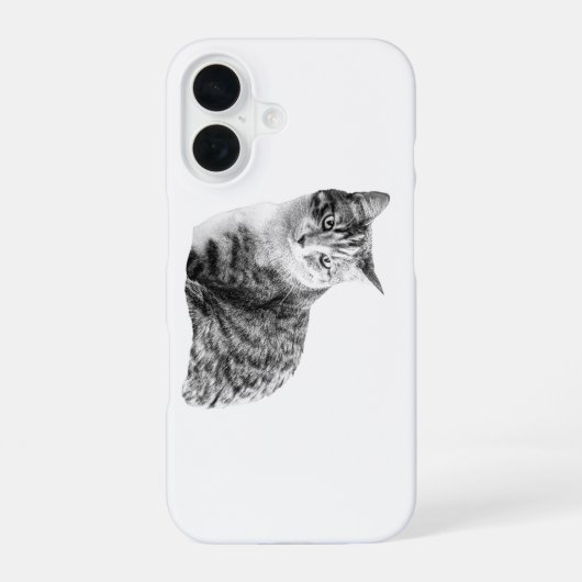 Coque iPhone 16 Rayure & Sérénité (Verso)