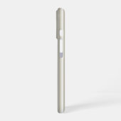 Coque iPhone 16 Rayures bonbons beige (Côté gauche)