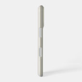 Coque iPhone 16 Rayures bonbons beige (Côté droit)