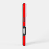 Coque iPhone 16 Rayures de cabane rouge et blanc  (Côté droit)