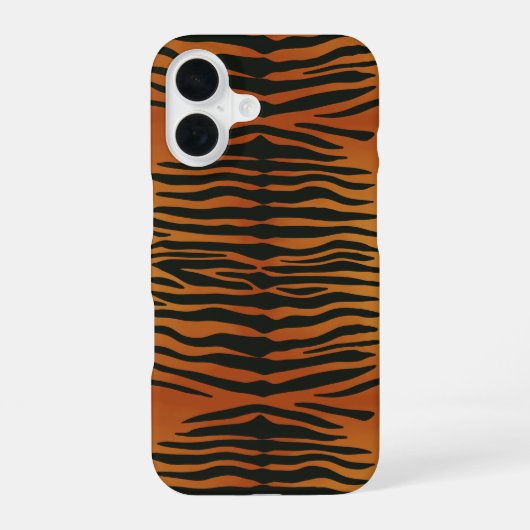 Coque iPhone 16 Rayures de tigre (Verso)