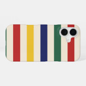 Coque iPhone 16 Rayures horizontales colorées (Verso Horizontal)