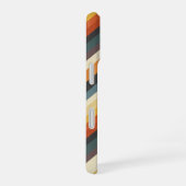 Coque iPhone 16 Rayures Rétro Diagonales (Côté droit)