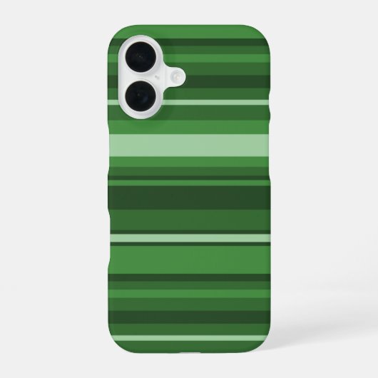 Coque iPhone 16 Rayures vertes (Verso)