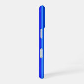 Coque iPhone 16 Rayures verticales bleues (Côté droit)