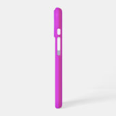 Coque iPhone 16 Rayures verticales roses (Côté gauche)