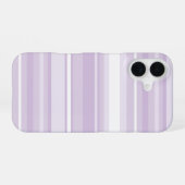Coque iPhone 16 Rayures violettes chardon (Verso Horizontal)