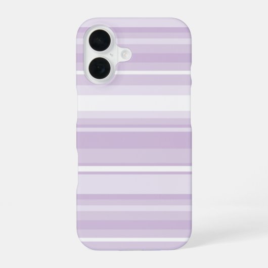 Coque iPhone 16 Rayures violettes chardon (Verso)