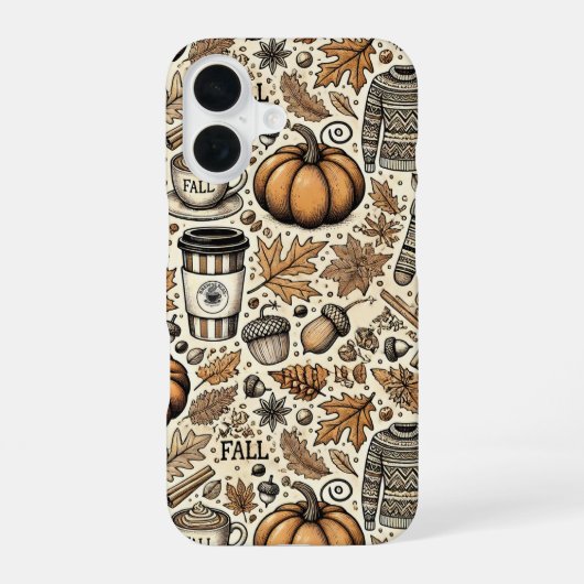 Coque iPhone 16 Récolte d'automne (Verso)