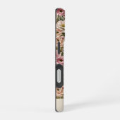 Coque iPhone 16 Recouvert de vieilles roses (Côté droit)