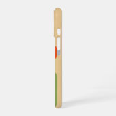 Coque iPhone 16 Rectangles arrondis vintage (Côté gauche)