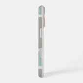 Coque iPhone 16 Rectangles Modernes du Milieu de Siècle (Côté droit)