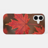 Coque iPhone 16 Red Maple Leaves Fall Phone Case (Verso Horizontal)
