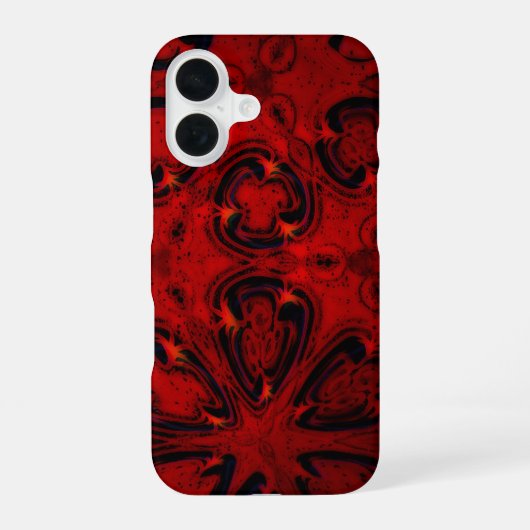 Coque iPhone 16 Red Punk (Verso)