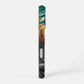 Coque iPhone 16 Réflexion Cabine coucher de soleil - Moody Nature (Côté droit)