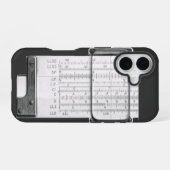Coque iPhone 16 Règle à calcul (Verso Horizontal)