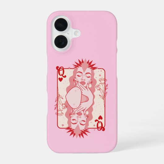 Coque iPhone 16 Reine de Cœur (Verso)