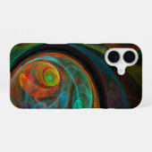 Coque iPhone 16 Renaissance de l'art Abstrait (Verso Horizontal)