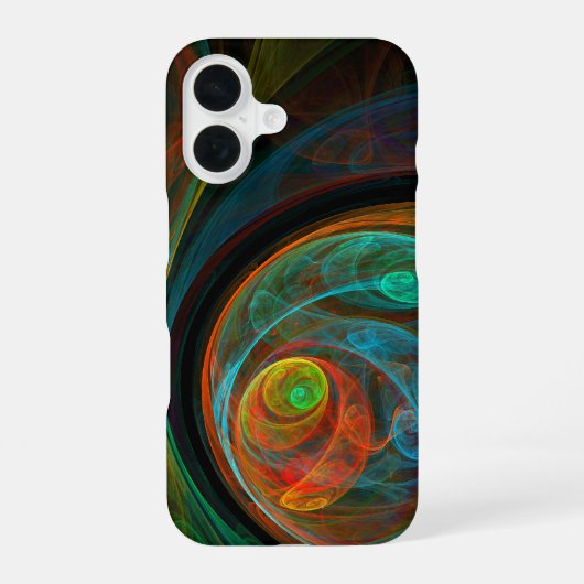 Coque iPhone 16 Renaissance de l'art Abstrait (Verso)