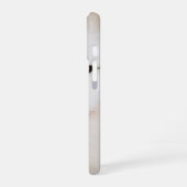 Coque iPhone 16 Renard arctique blanc (Côté gauche)