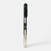 Coque iPhone 16 Renard couché Whimsical Noël rustique (Côté droit)