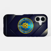 Coque iPhone 16 Renseignement Militaire (Verso Horizontal)