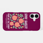 Coque iPhone 16 Restez Douce Fruit De L'Esprit Grenade Fruité (Verso Horizontal)