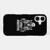 Coque iPhone 16 Restez Positif (Verso Horizontal)