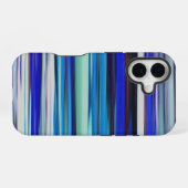 Coque iPhone 16 Résumé #2 : Flou bleu (Verso Horizontal)