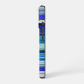 Coque iPhone 16 Résumé #2 : Flou bleu (Côté gauche)