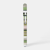 Coque iPhone 16 Résumé #2 : Flou vert olive (Côté gauche)