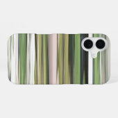 Coque iPhone 16 Résumé #2 : Flou vert olive (Verso Horizontal)