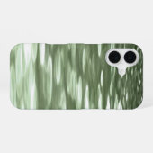 Coque iPhone 16 Résumé #3 : Flou vert olive Case-Mate (Verso Horizontal)