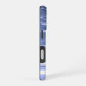 Coque iPhone 16 Résumé #3 : Reflet bleu poudre (Côté droit)