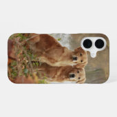 Coque iPhone 16 Retriever Buddies (Verso Horizontal)