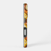 Coque iPhone 16 Retro 70s Groovy Wavy Lines Case (Côté droit)
