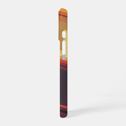 Coque iPhone 16 Retro Arcade Zigzag (Côté gauche)