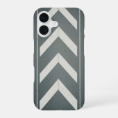 Coque iPhone 16 Retro Chevron Road Mark (Verso)