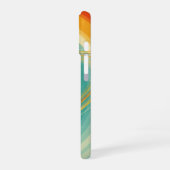 Coque iPhone 16 Rétro Citrus Orbit (Côté gauche)