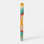 Coque iPhone 16 Rétro Citrus Orbit (Côté droit)