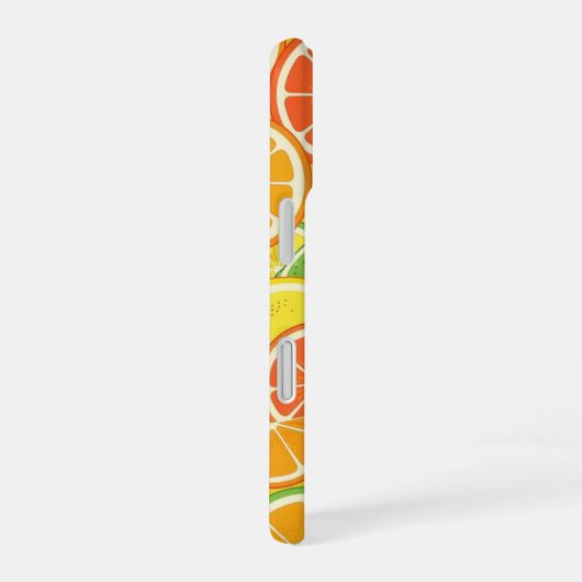 Coque iPhone 16 Retro Citrus Slice (Côté droit)