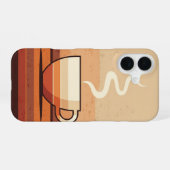 Coque iPhone 16 Retro Coffee Cup (Verso Horizontal)