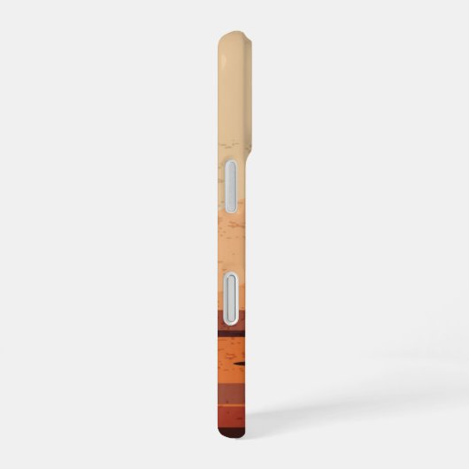 Coque iPhone 16 Retro Coffee Cup (Côté droit)