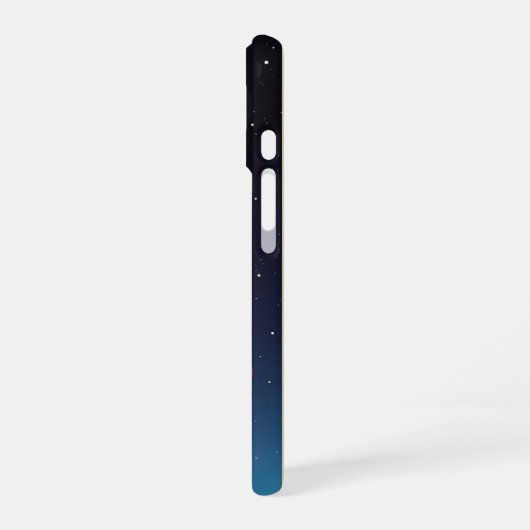 Coque iPhone 16 Retro Comet Trail (Côté gauche)