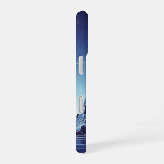 Coque iPhone 16 Retro Crystal Peaks (Côté droit)