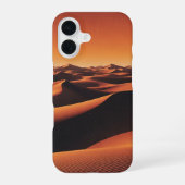 Coque iPhone 16 Retro Desert Dunes (Verso)