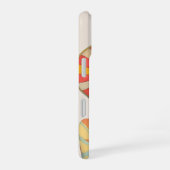 Coque iPhone 16 Retro Fashion Glamor Model with Monogram (Côté droit)