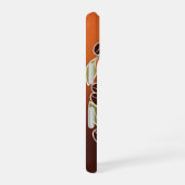 Coque iPhone 16 Retro Floral Coffee Cup (Côté droit)