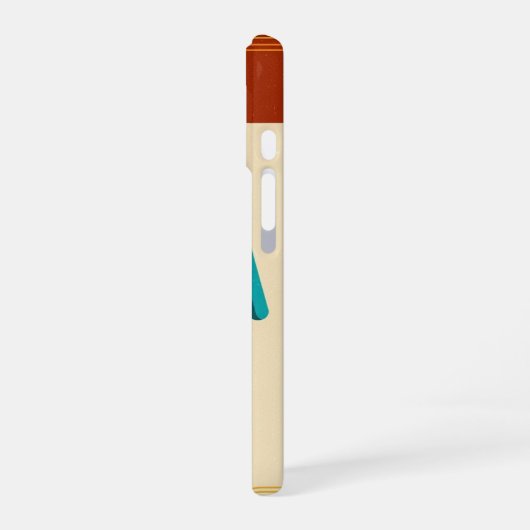 Coque iPhone 16 Retro Minimalist Kettle (Côté gauche)